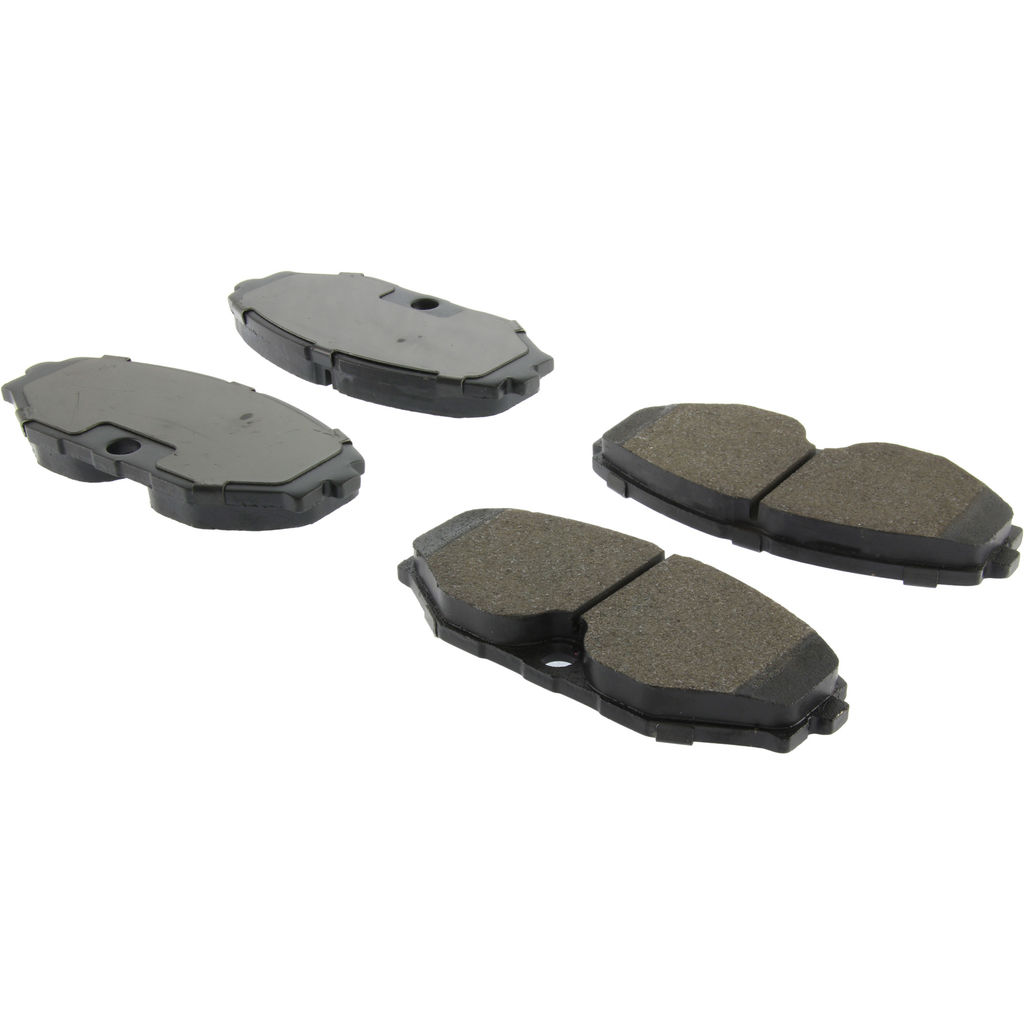 Premium Semi-Metallic Disc Brake Pad, with Shims and Hardware, 2-Wheel Set