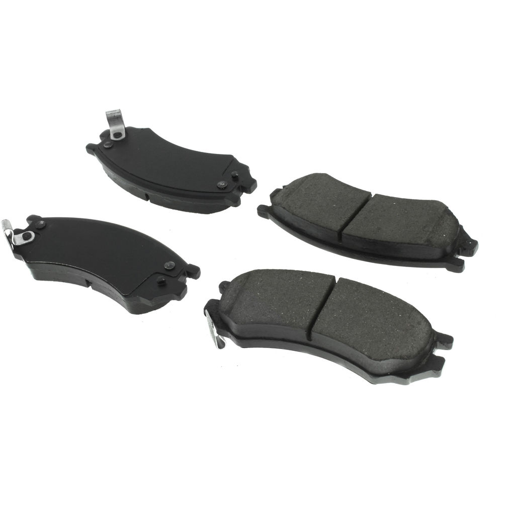 Premium Semi-Metallic Disc Brake Pad, with Shims and Hardware, 2-Wheel Set