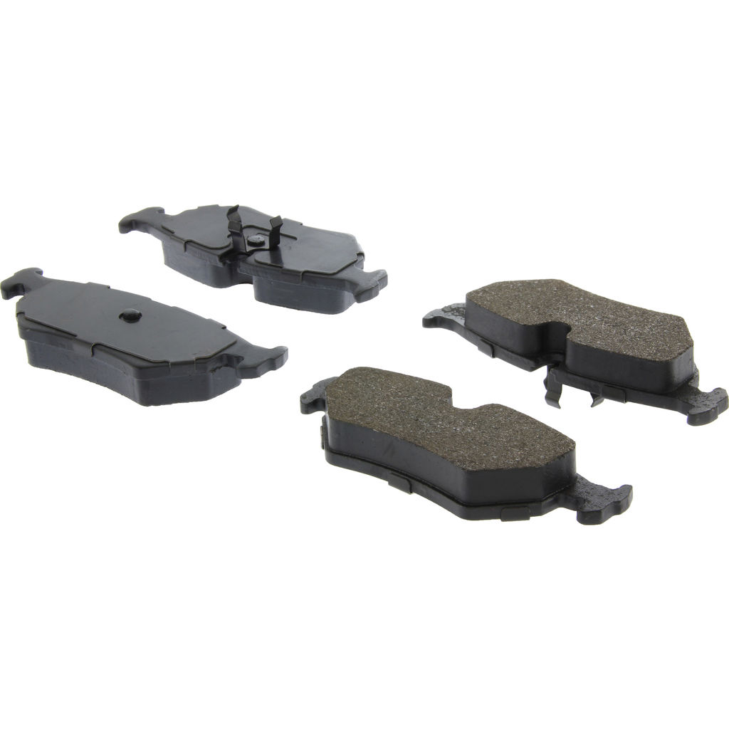 Premium Semi-Metallic Disc Brake Pad, with Shims and Hardware, 2-Wheel Set