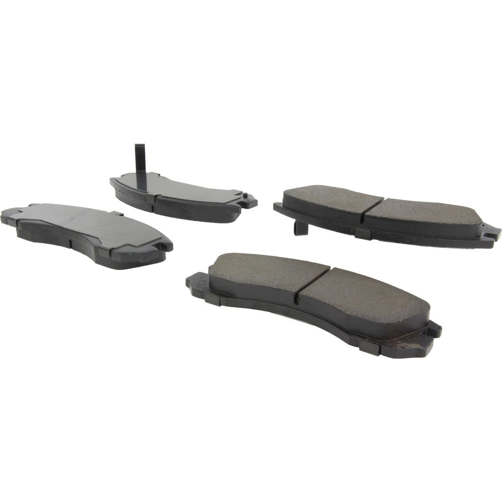 Premium Semi-Metallic Disc Brake Pad, with Shims and Hardware, 2-Wheel Set