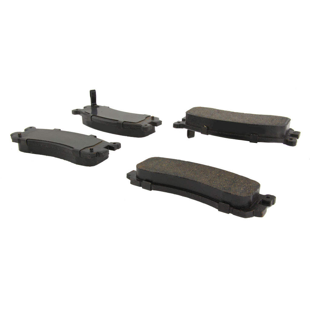 Premium Semi-Metallic Disc Brake Pad, with Shims and Hardware, 2-Wheel Set