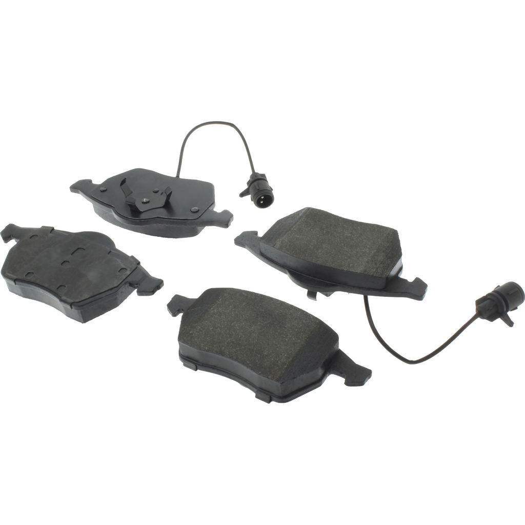 Premium Semi-Metallic Disc Brake Pad, with Shims and Hardware, 2-Wheel Set