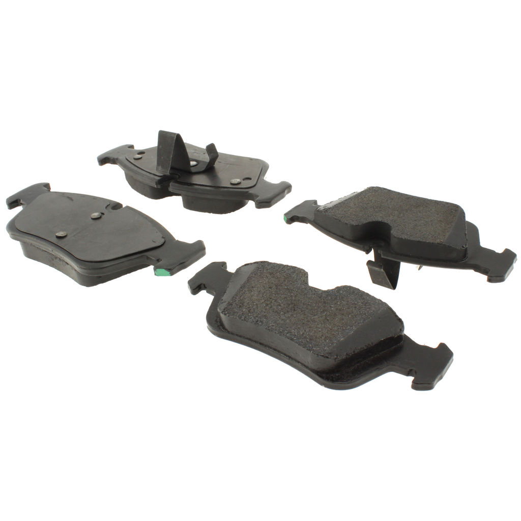 Premium Semi-Metallic Disc Brake Pad, with Shims and Hardware, 2-Wheel Set