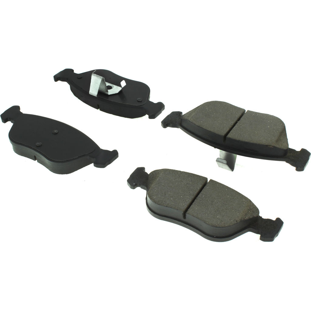 Premium Semi-Metallic Disc Brake Pad, with Shims and Hardware, 2-Wheel Set