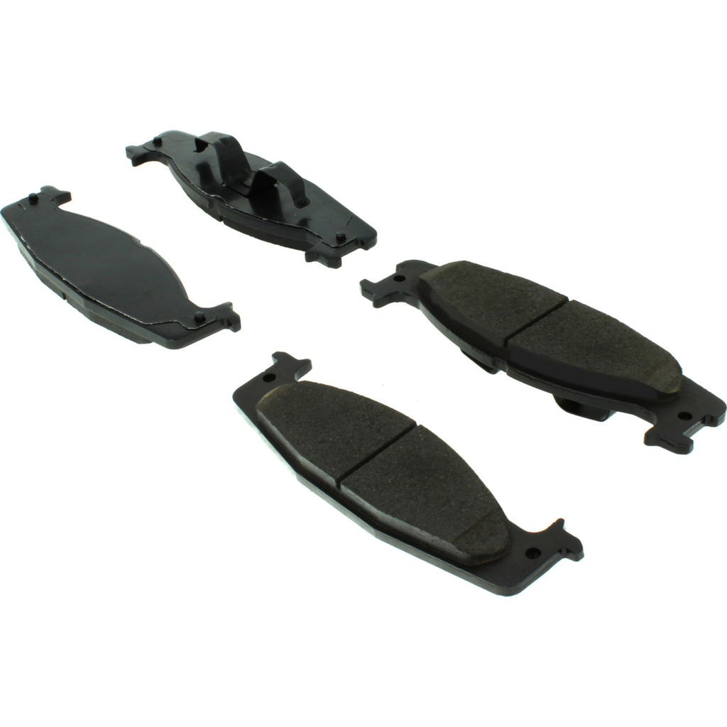 Premium Semi-Metallic Disc Brake Pad, with Shims and Hardware, 2-Wheel Set