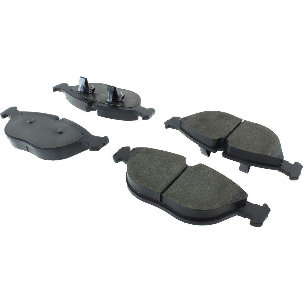 Premium Semi-Metallic Disc Brake Pad, with Shims and Hardware, 2-Wheel Set