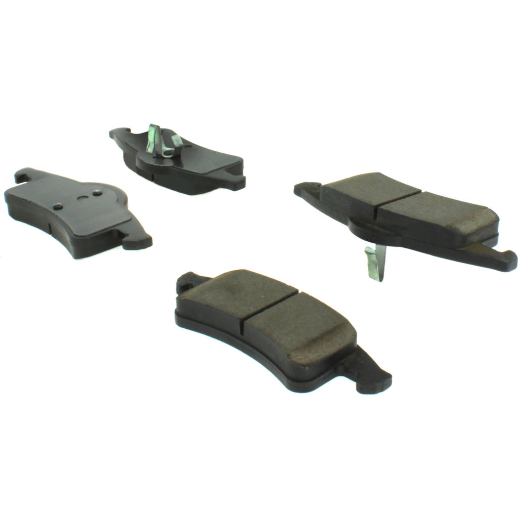 Premium Semi-Metallic Disc Brake Pad, with Shims and Hardware, 2-Wheel Set