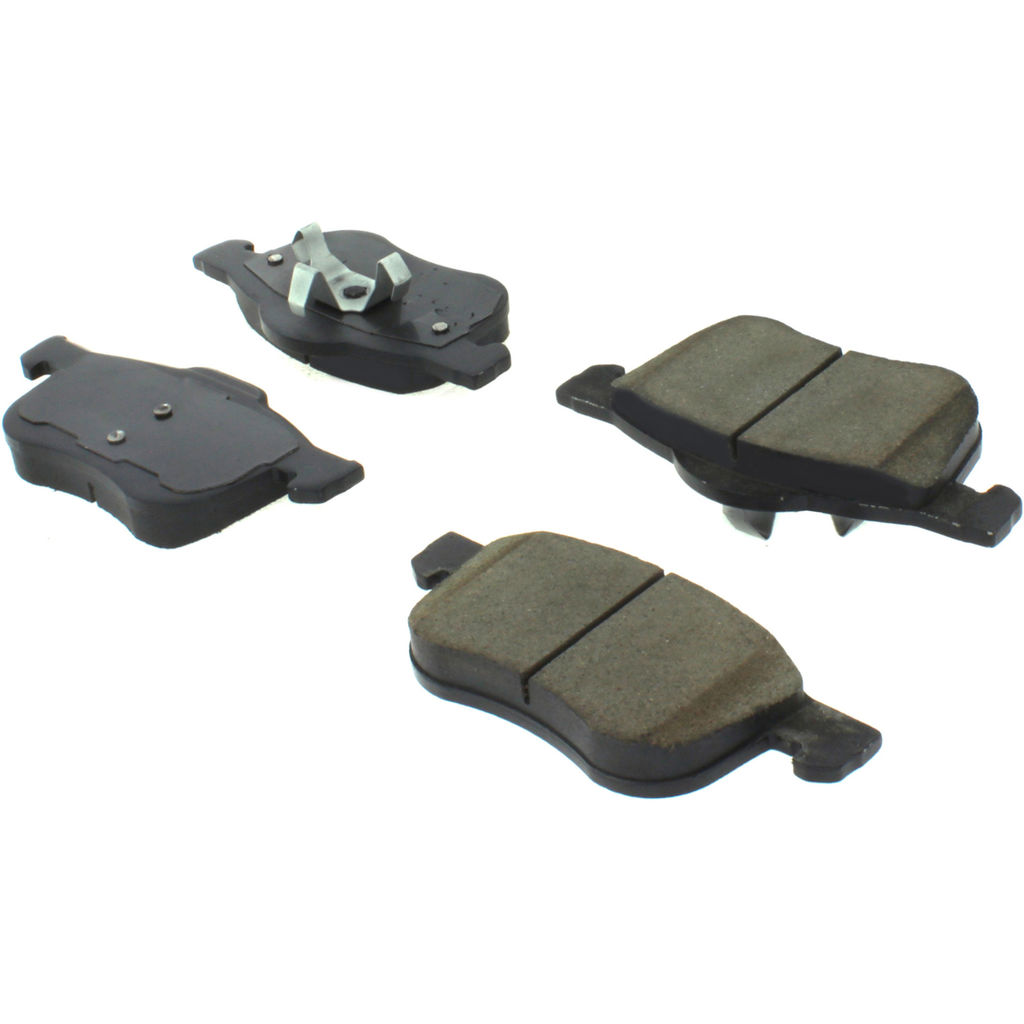 Premium Semi-Metallic Disc Brake Pad, with Shims and Hardware, 2-Wheel Set