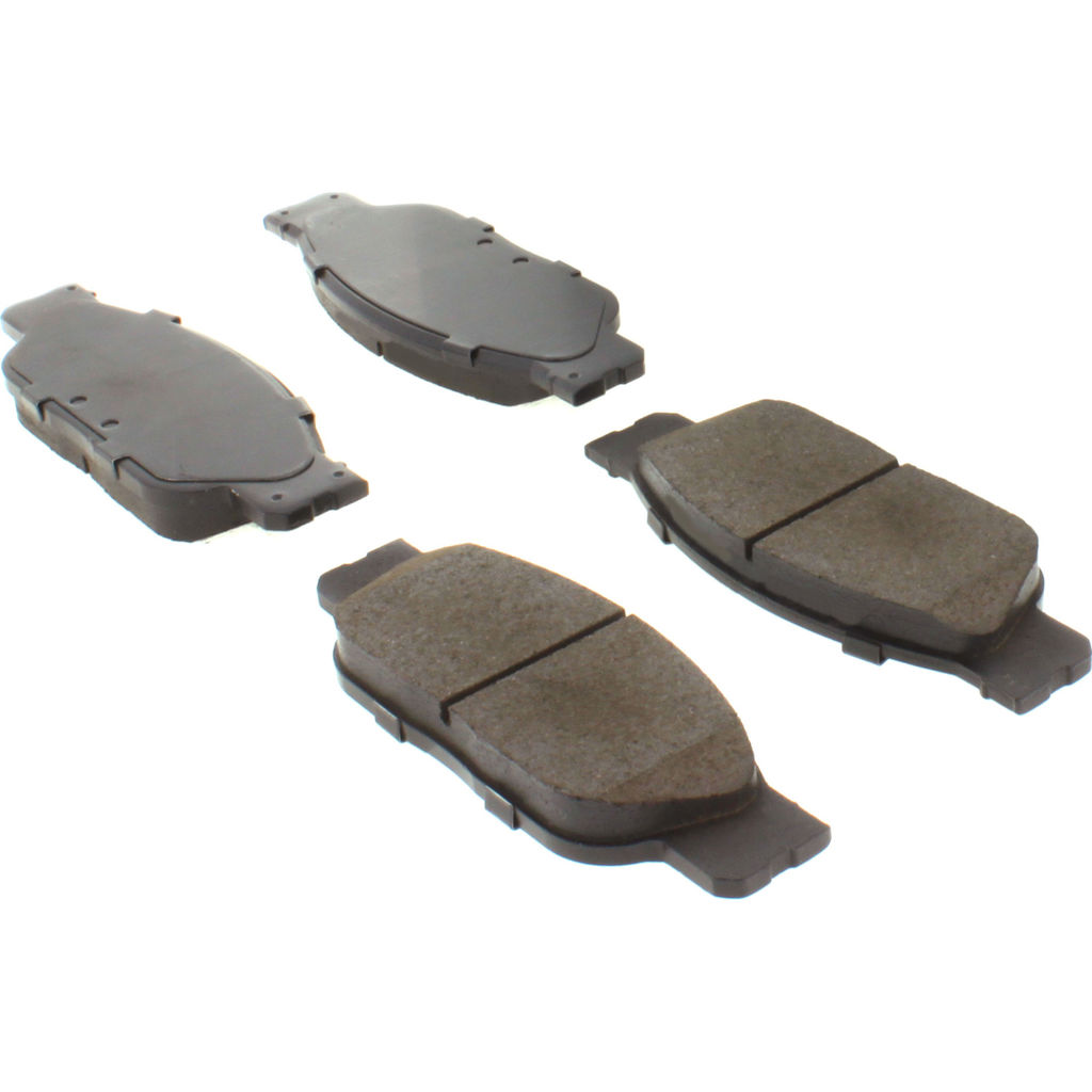 Premium Semi-Metallic Disc Brake Pad, with Shims and Hardware, 2-Wheel Set