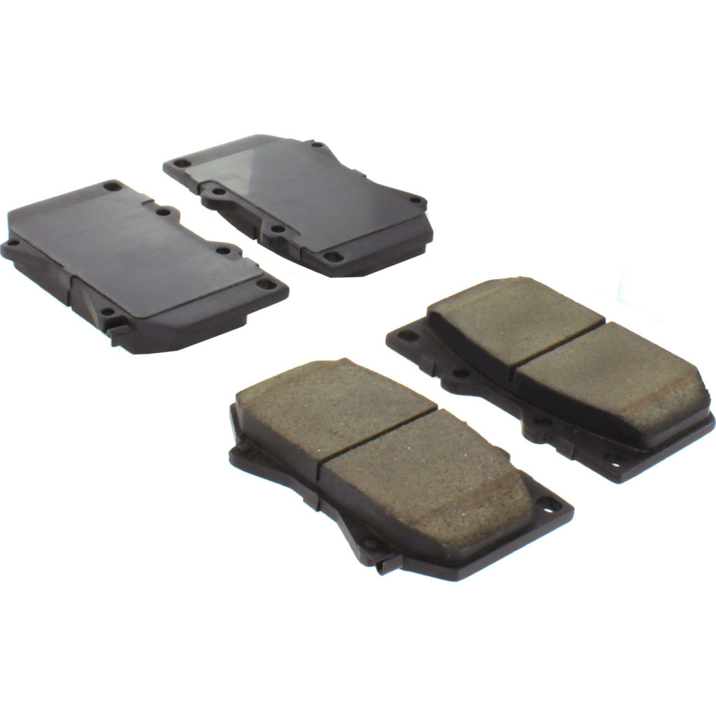 Premium Semi-Metallic Disc Brake Pad, with Shims and Hardware, 2-Wheel Set