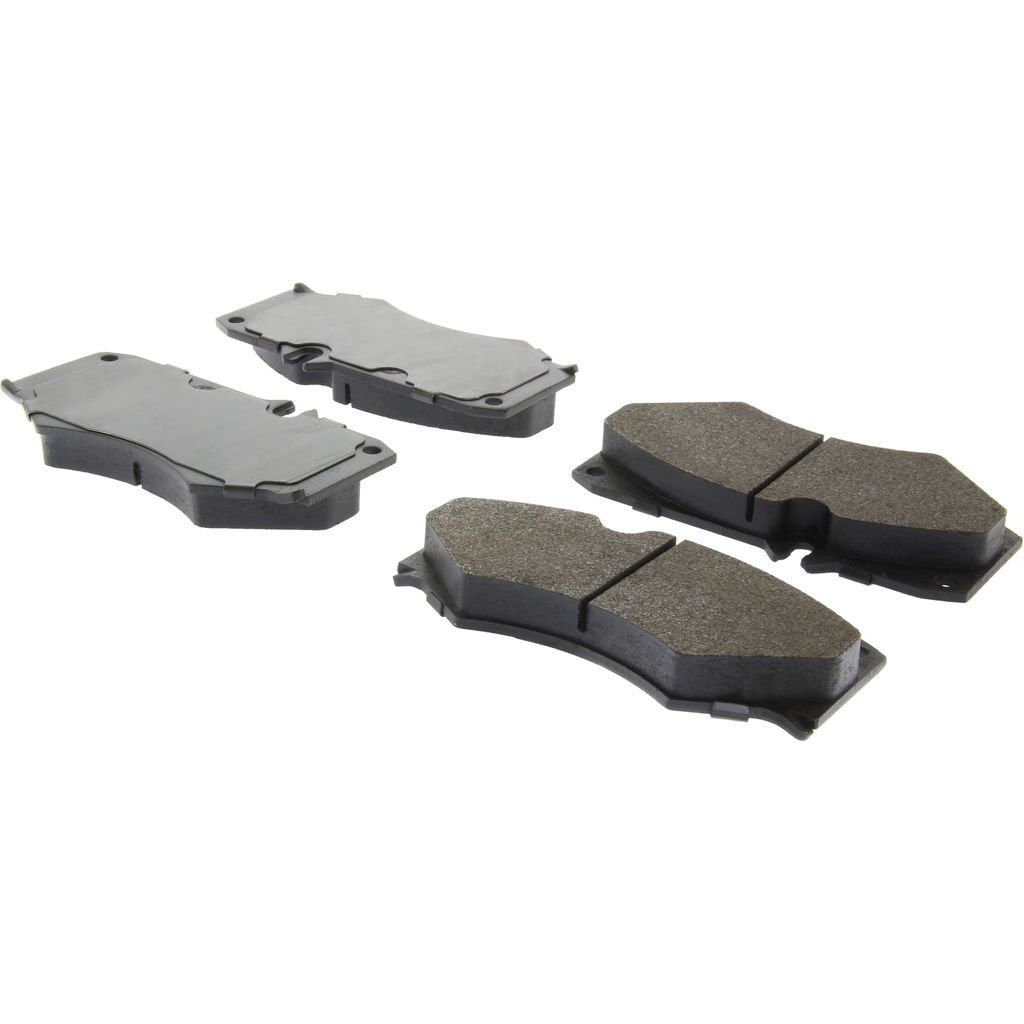 Premium Semi-Metallic Disc Brake Pad, with Shims, 2-Wheel Set