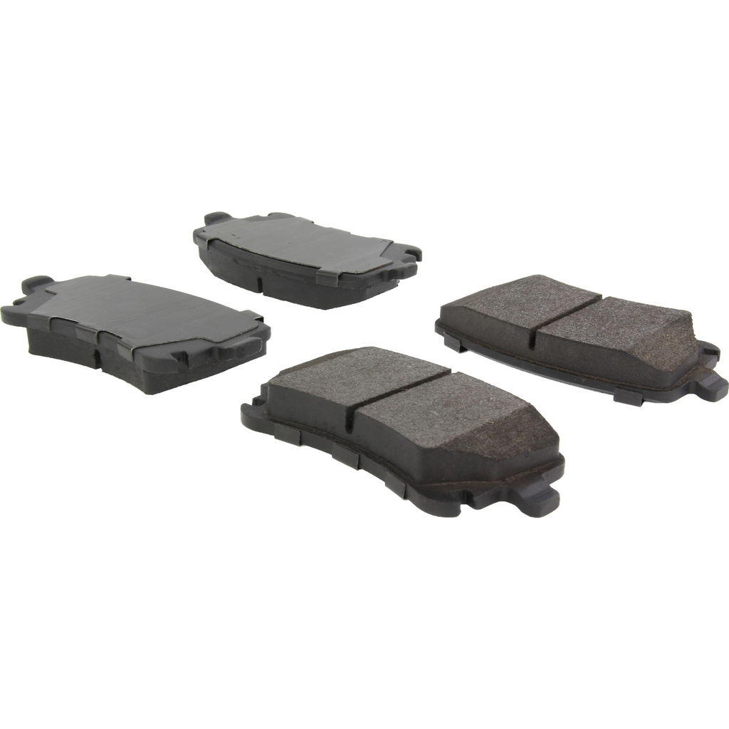 Premium Semi-Metallic Disc Brake Pad, with Shims and Hardware, 2-Wheel Set
