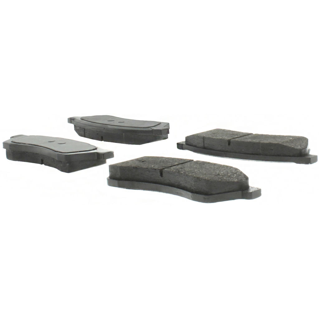 Premium Semi-Metallic Disc Brake Pad, with Shims and Hardware, 2-Wheel Set
