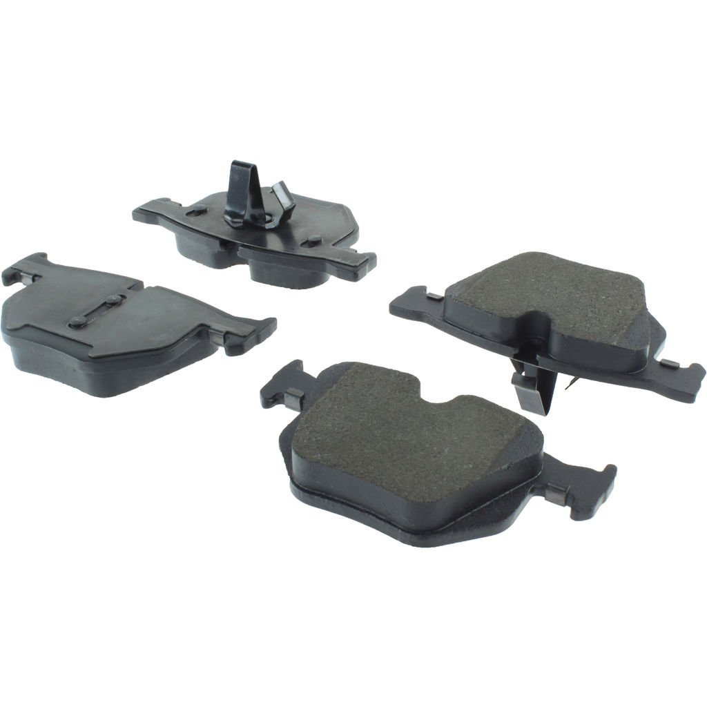 Premium Semi-Metallic Disc Brake Pad, with Shims and Hardware, 2-Wheel Set