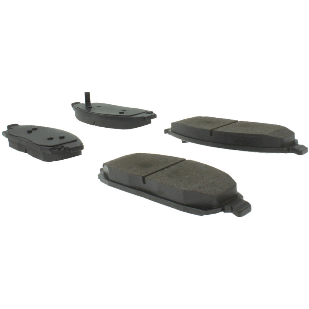 Premium Semi-Metallic Disc Brake Pad, with Shims and Hardware, 2-Wheel Set