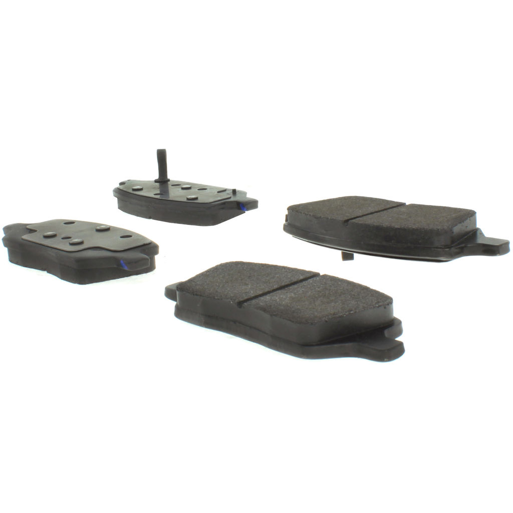 Premium Semi-Metallic Disc Brake Pad, with Shims and Hardware, 2-Wheel Set