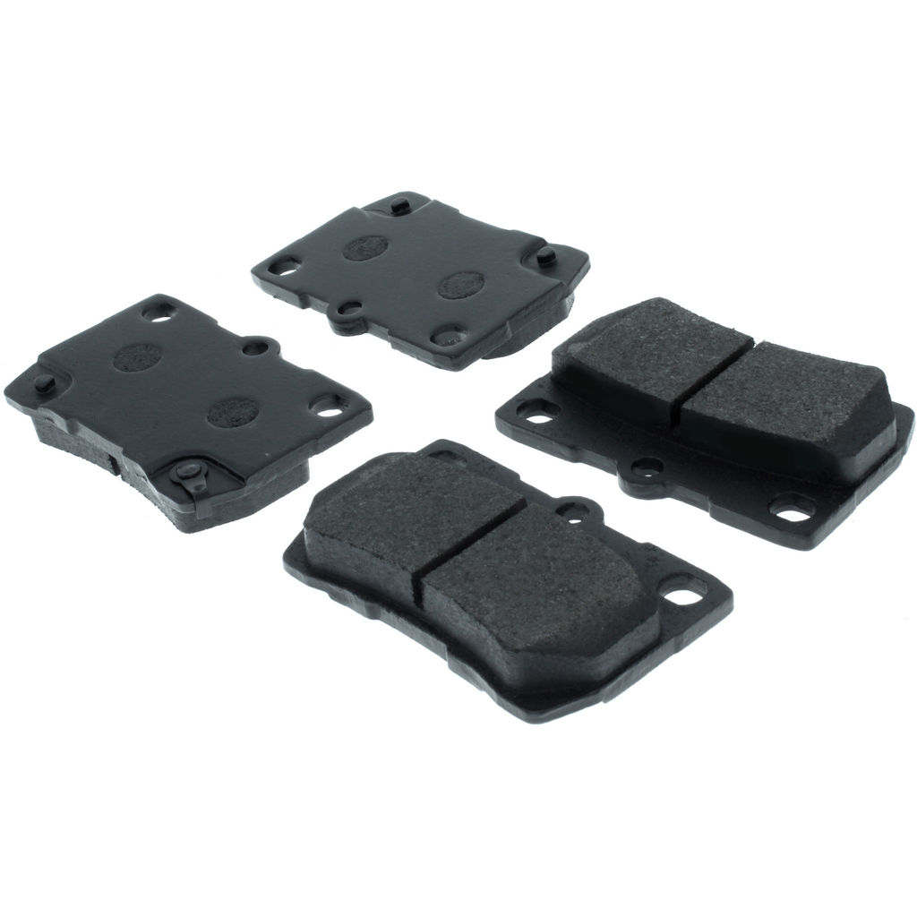 Premium Semi-Metallic Disc Brake Pad, with Shims and Hardware, 2-Wheel Set
