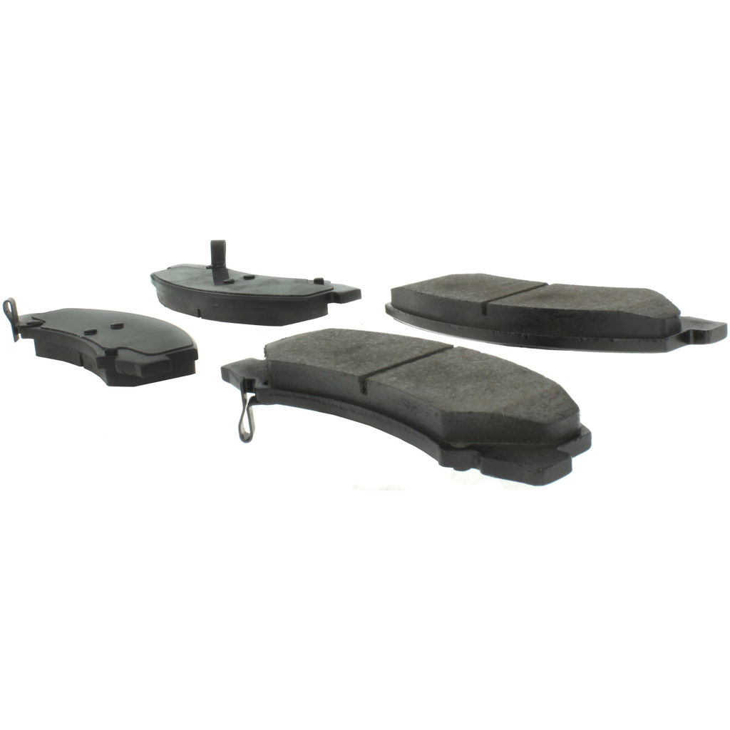 Premium Semi-Metallic Disc Brake Pad, with Shims and Hardware, 2-Wheel Set