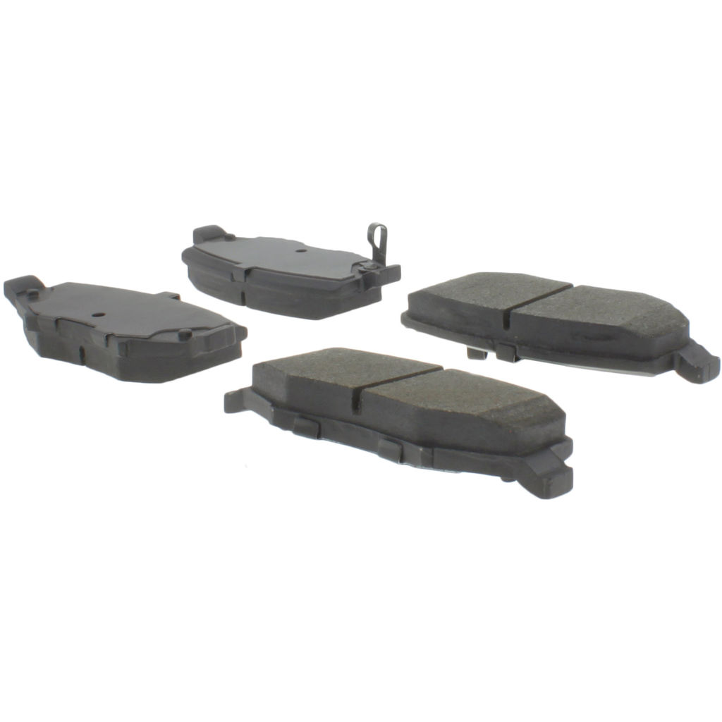 Premium Semi-Metallic Disc Brake Pad, with Shims and Hardware, 2-Wheel Set