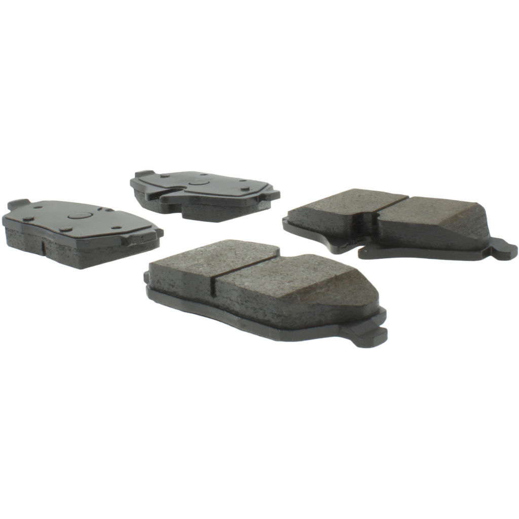 Premium Semi-Metallic Disc Brake Pad, with Shims and Hardware, 2-Wheel Set