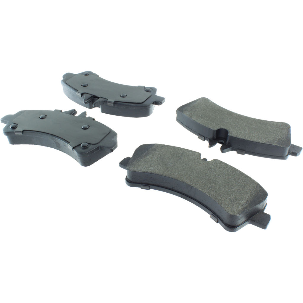 Premium Semi-Metallic Disc Brake Pad, with Shims and Hardware, 2-Wheel Set