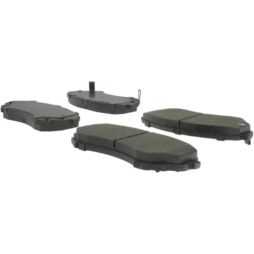 Premium Semi-Metallic Disc Brake Pad, with Shims and Hardware, 2-Wheel Set