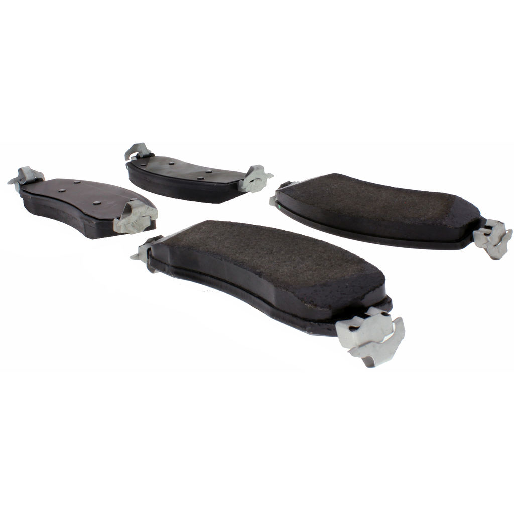 Premium Semi-Metallic Disc Brake Pad, with Shims and Hardware, 2-Wheel Set