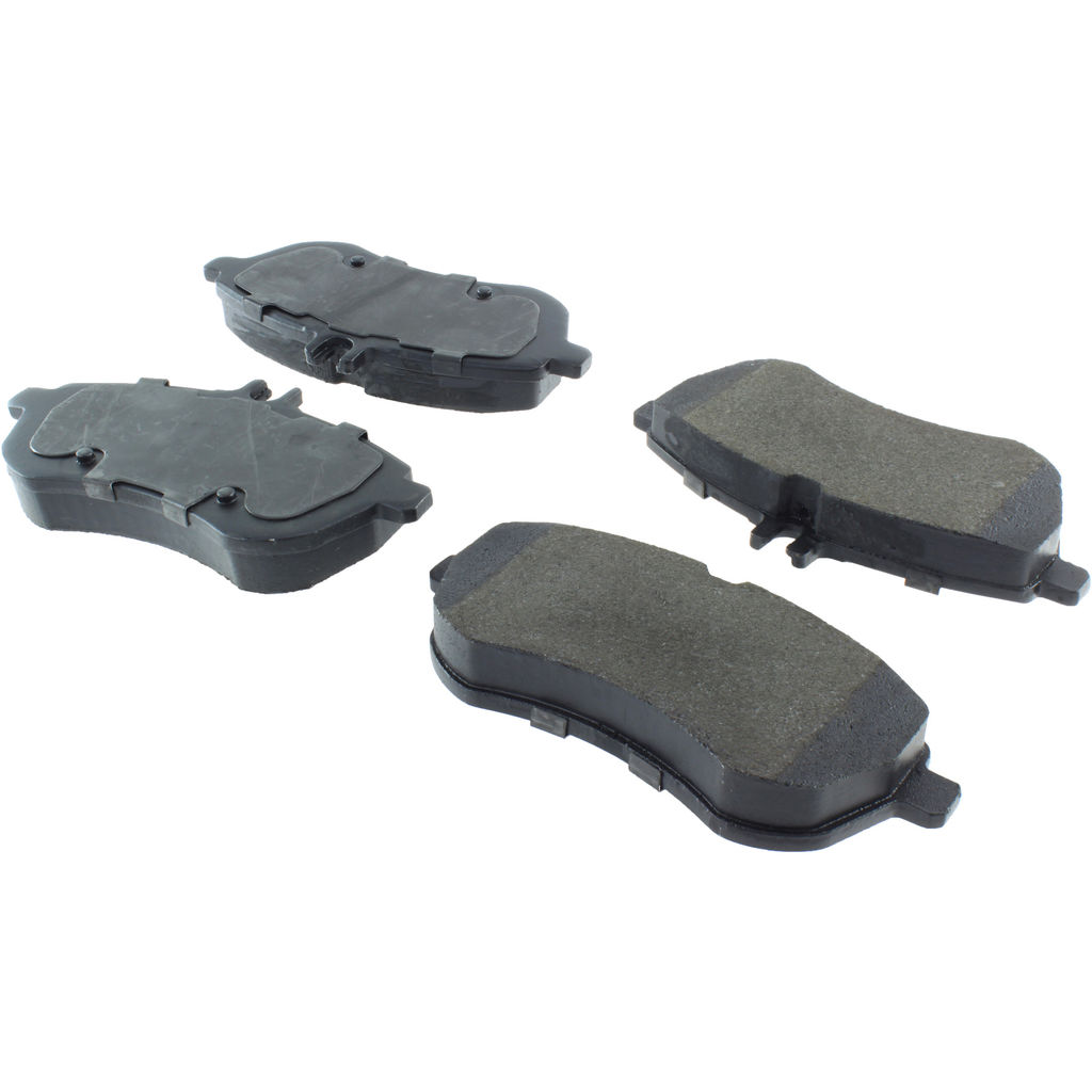 Premium Semi-Metallic Disc Brake Pad, with Shims and Hardware, 2-Wheel Set