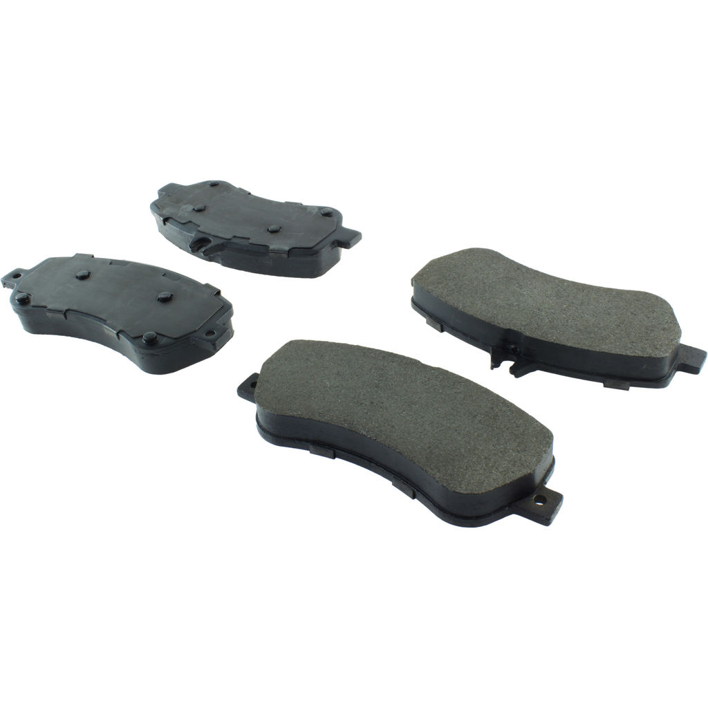 Premium Semi-Metallic Disc Brake Pad, with Shims and Hardware, 2-Wheel Set