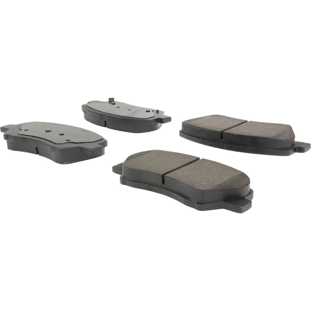 Premium Semi-Metallic Disc Brake Pad, with Shims and Hardware, 2-Wheel Set