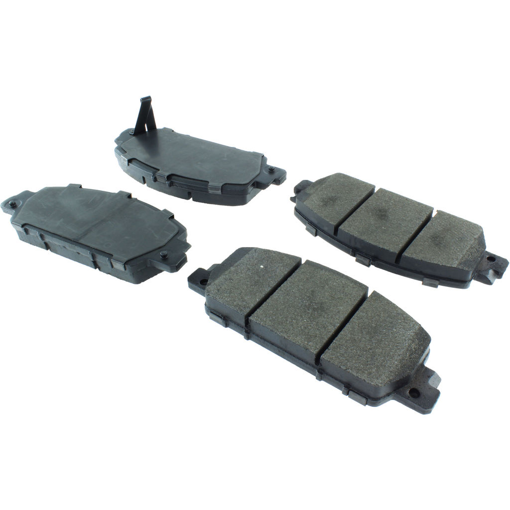 Premium Semi-Metallic Disc Brake Pad, with Shims and Hardware, 2-Wheel Set