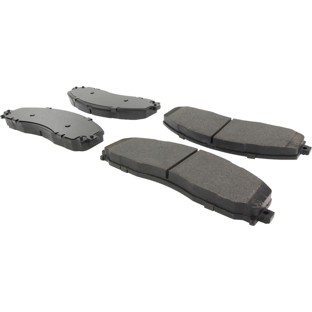 Premium Semi-Metallic Disc Brake Pad, with Shims and Hardware, 2-Wheel Set