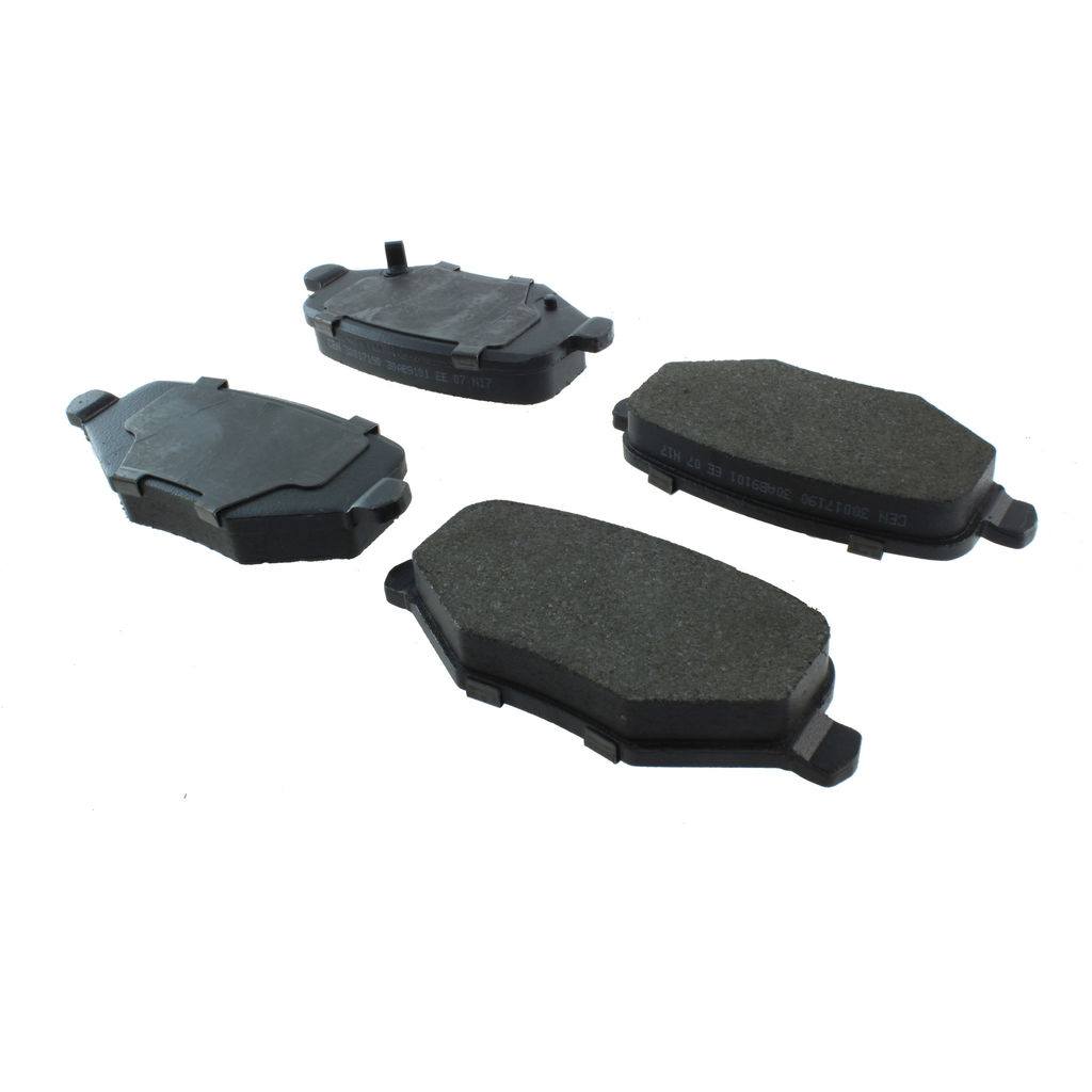 Premium Semi-Metallic Disc Brake Pad, with Shims and Hardware, 2-Wheel Set