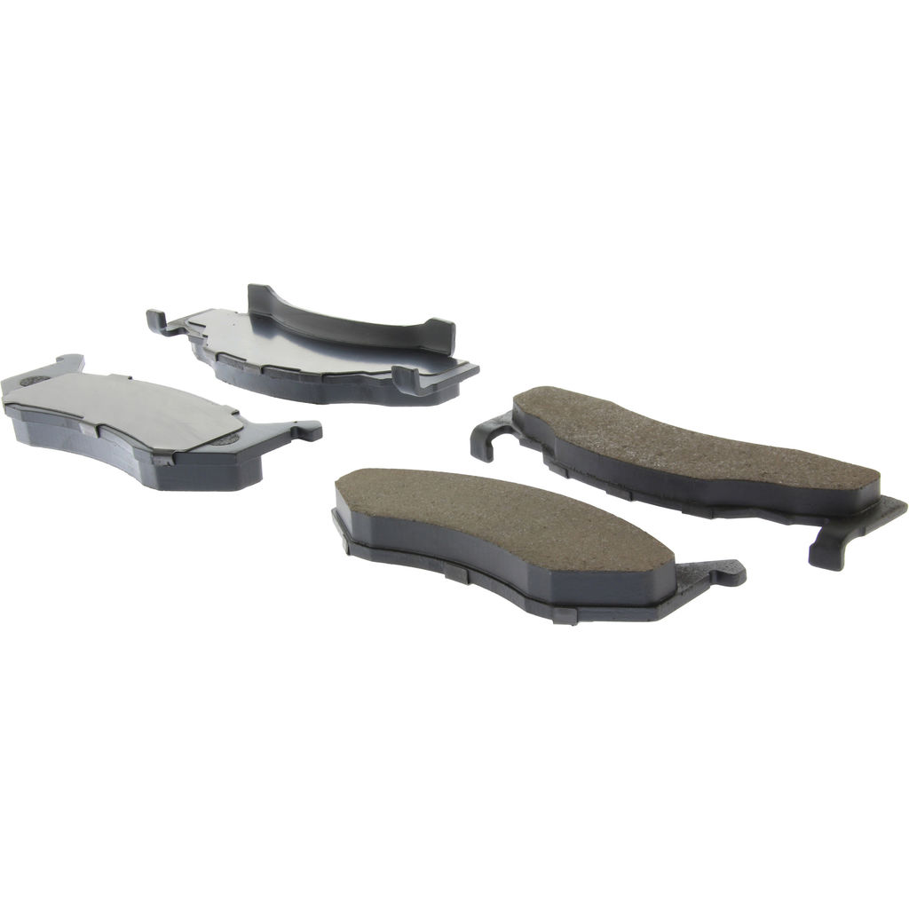 Premium Ceramic Disc Brake Pad, with Shims and Hardware, 2-Wheel Set