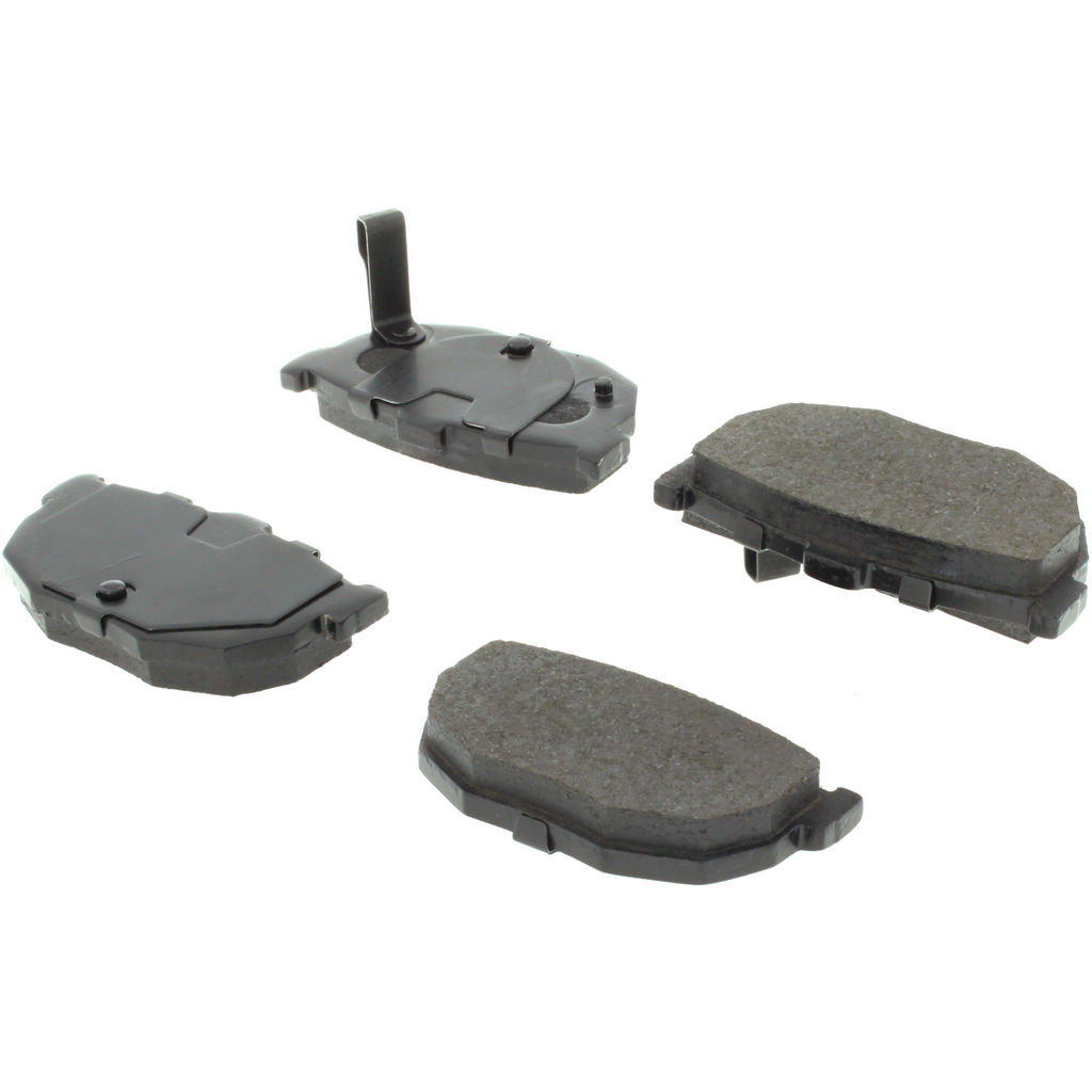 Premium Ceramic Disc Brake Pad, with Shims and Hardware, 2-Wheel Set