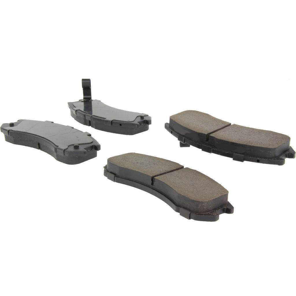 Disc Brake Pad Set-Premium Ceramic Pads with Shims and Hardware Front,Rear