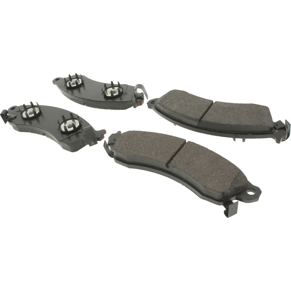 Premium Ceramic Disc Brake Pad, with Shims and Hardware, 2-Wheel Set