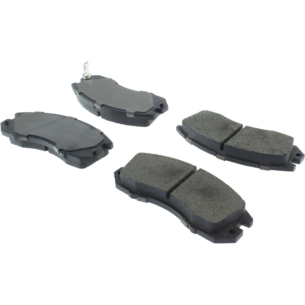 Premium Ceramic Disc Brake Pad, with Shims and Hardware, 2-Wheel Set