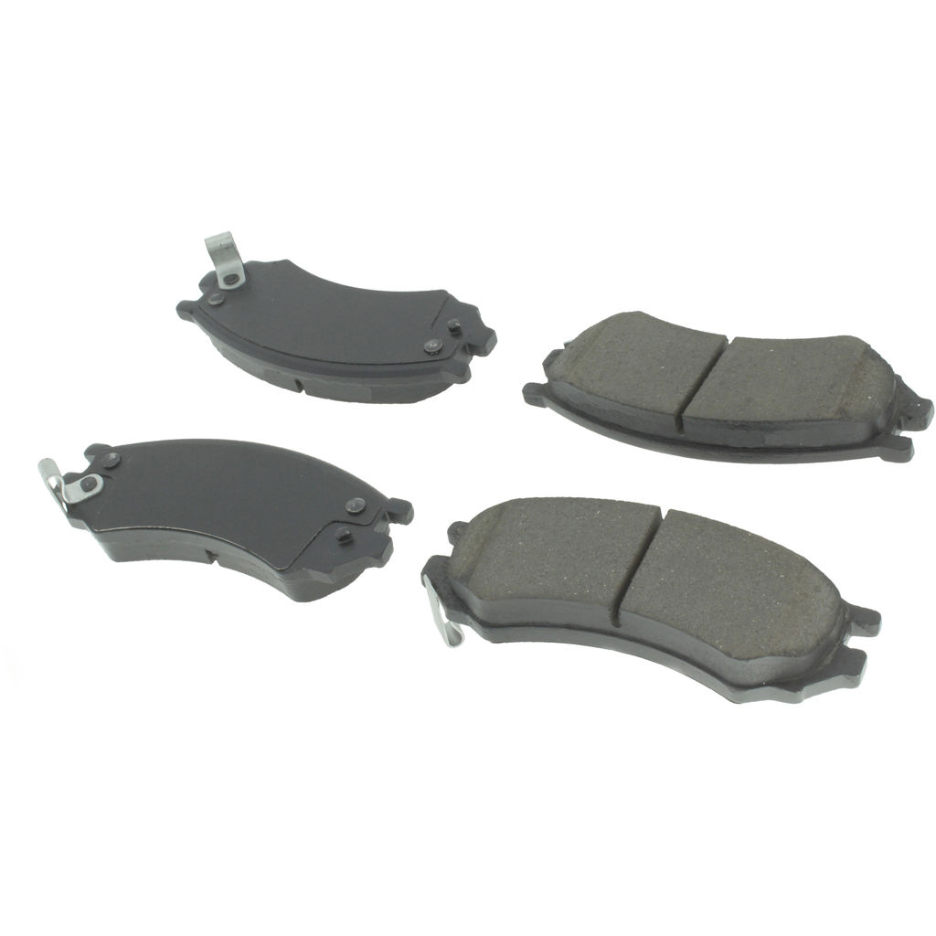 Premium Ceramic Disc Brake Pad, with Shims and Hardware, 2-Wheel Set
