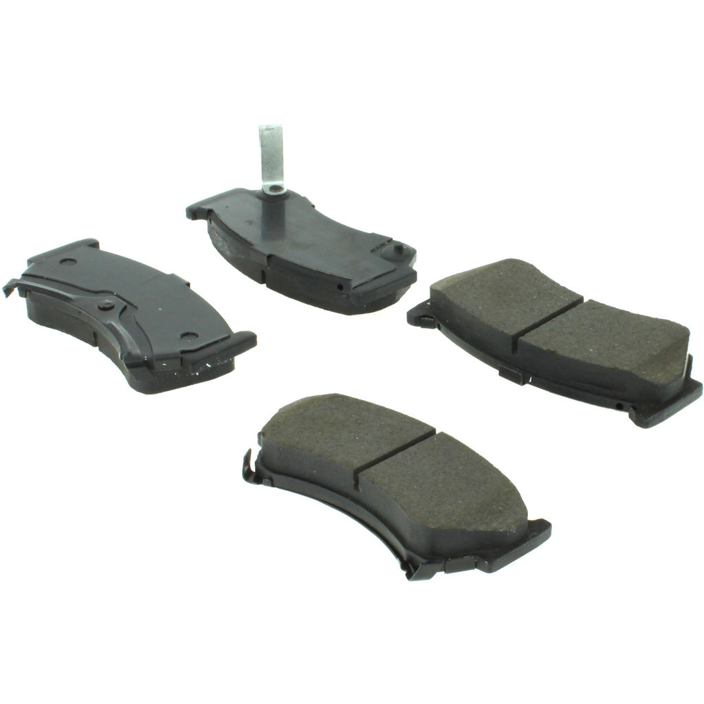 Premium Ceramic Disc Brake Pad, with Shims and Hardware, 2-Wheel Set