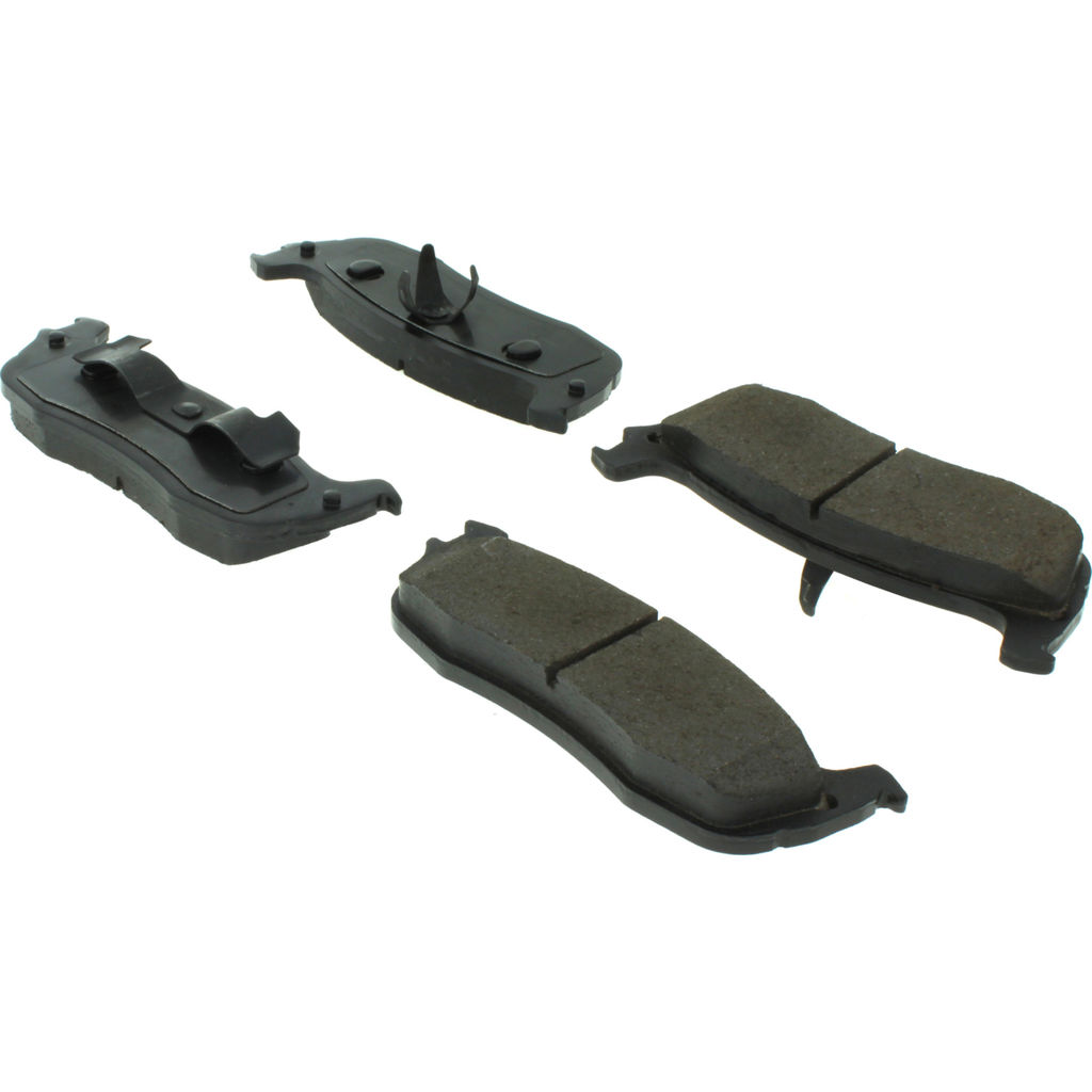 Premium Ceramic Disc Brake Pad, with Shims and Hardware, 2-Wheel Set