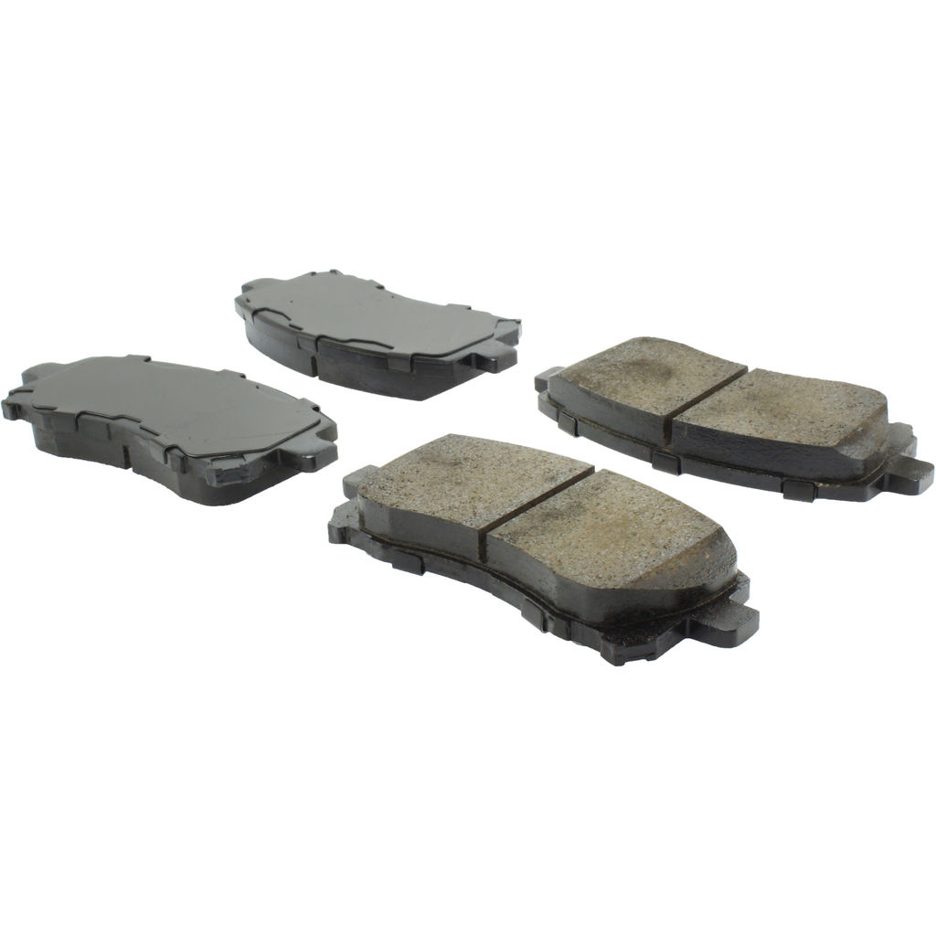 Premium Ceramic Disc Brake Pad, with Shims and Hardware, 2-Wheel Set