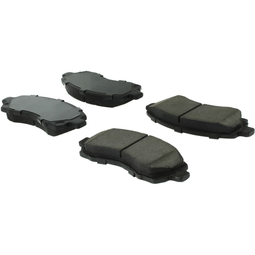 Premium Ceramic Disc Brake Pad, with Shims and Hardware, 2-Wheel Set