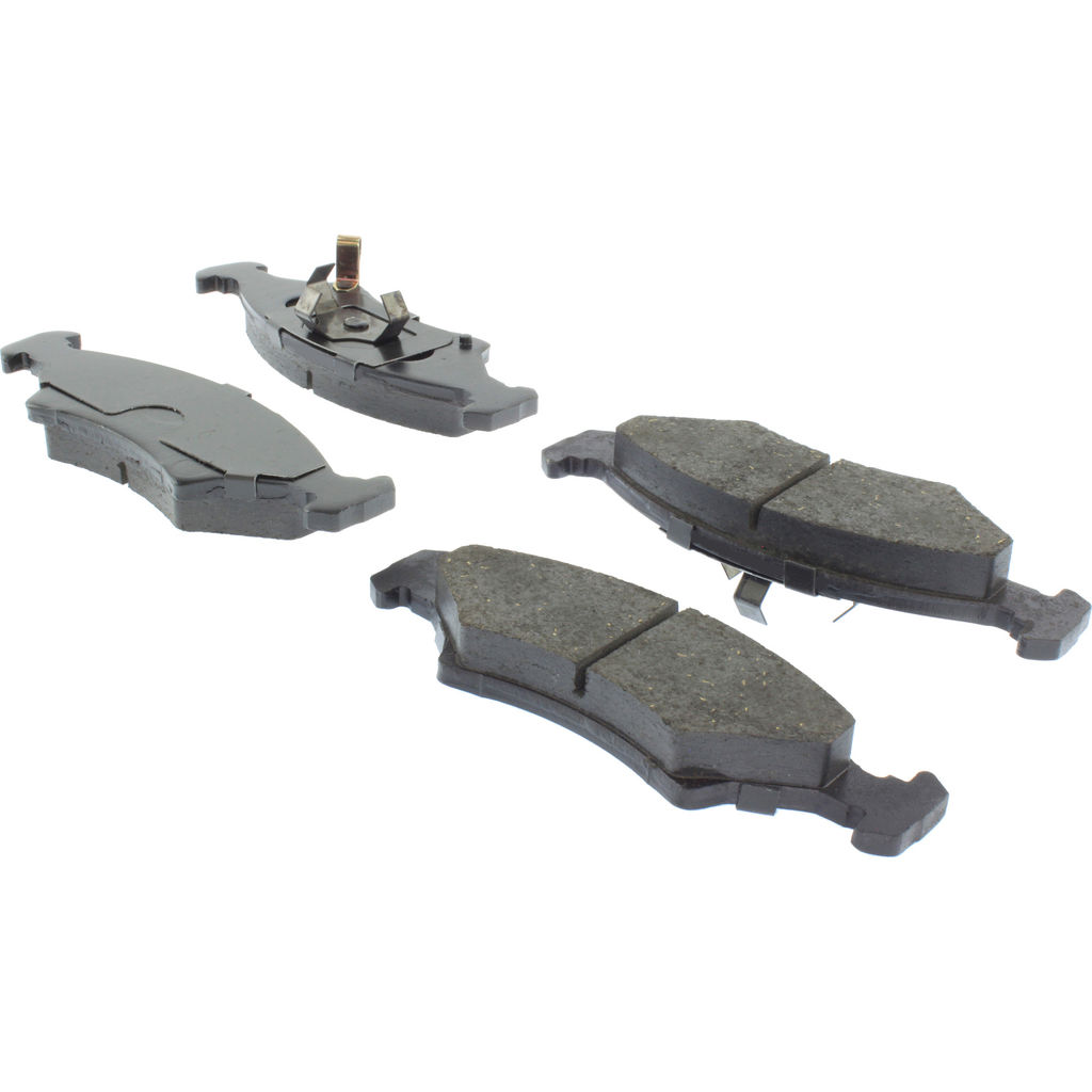 Premium Ceramic Disc Brake Pad, with Shims and Hardware, 2-Wheel Set