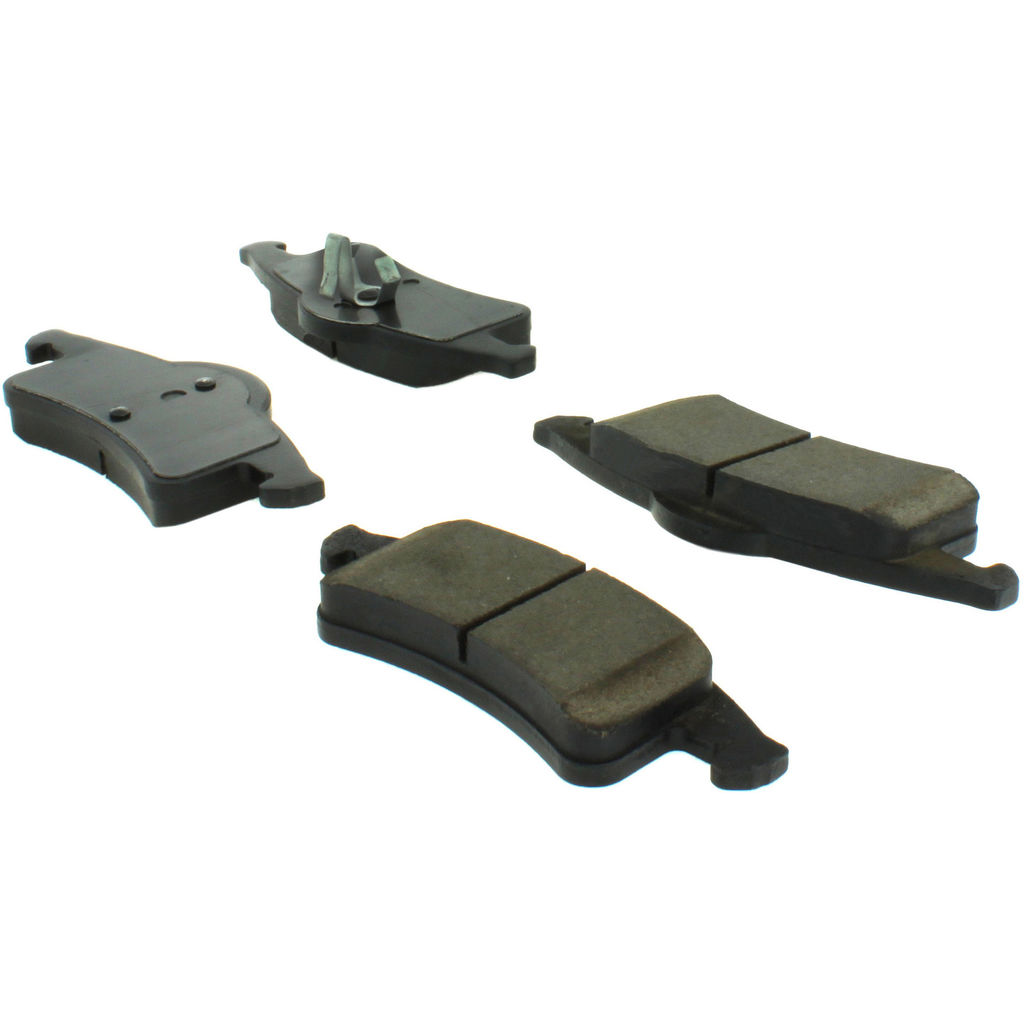 Premium Ceramic Disc Brake Pad, with Shims and Hardware, 2-Wheel Set