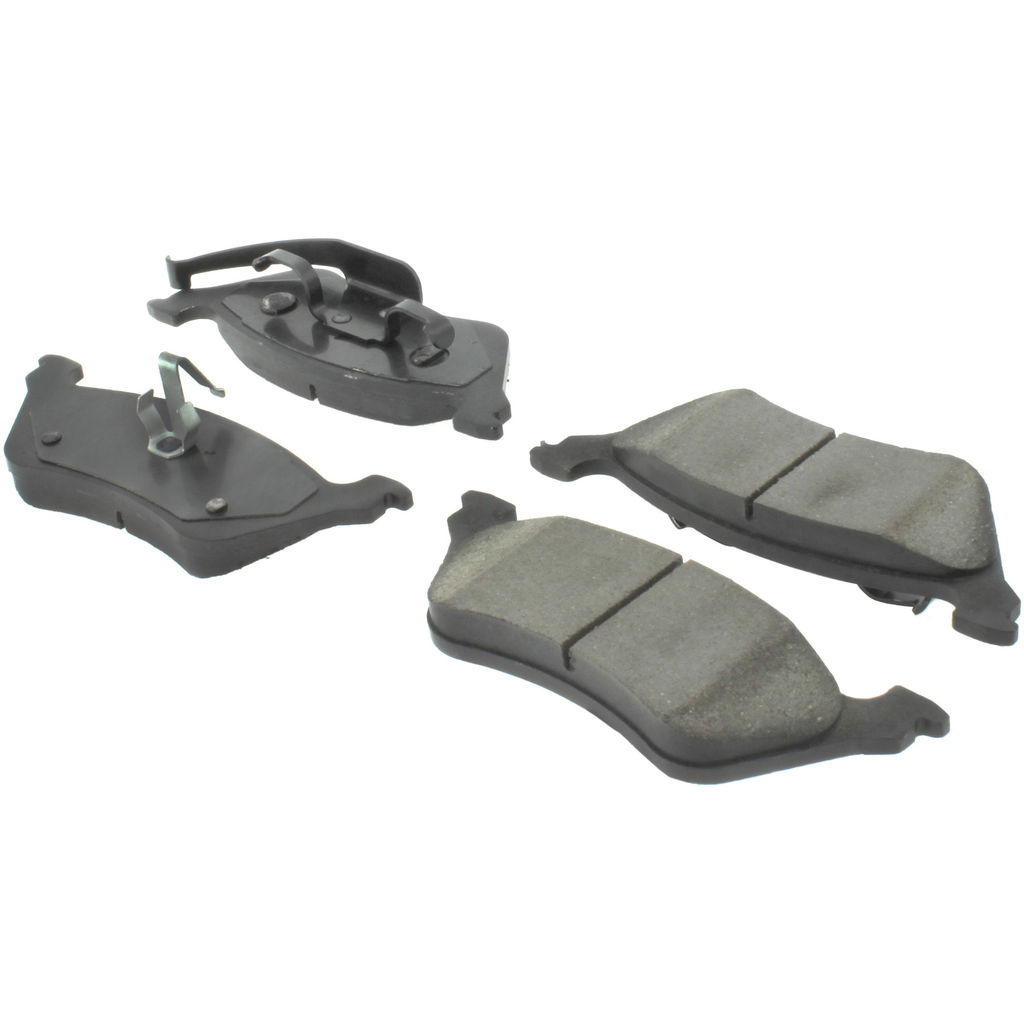 Disc Brake Pad Set-Premium Ceramic Pads with Shims Rear Centric 301.18480