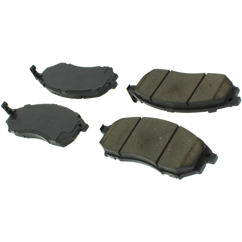 Premium Ceramic Disc Brake Pad, with Shims and Hardware, 2-Wheel Set