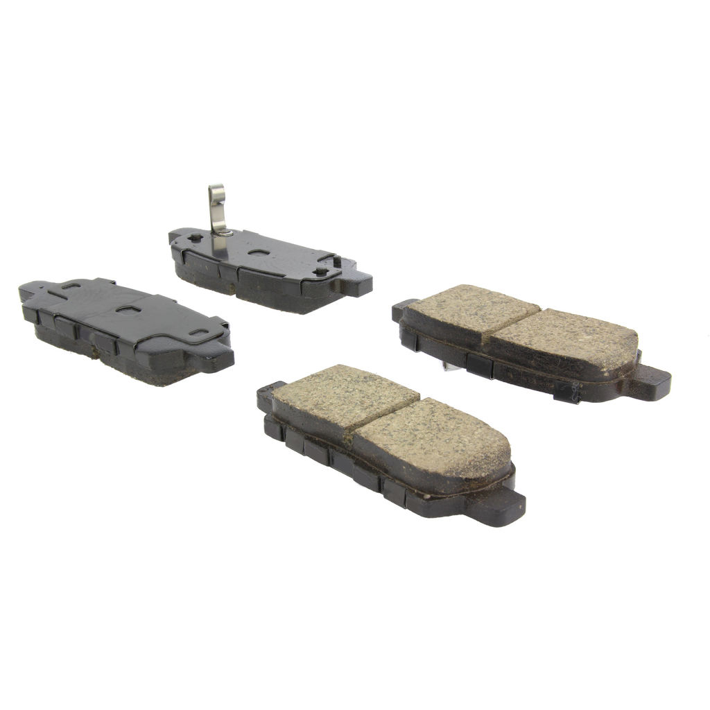Premium Ceramic Disc Brake Pad, with Shims and Hardware, 2-Wheel Set