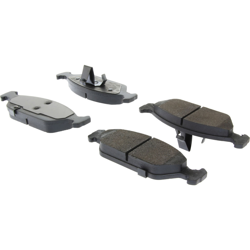 Premium Ceramic Disc Brake Pad, with Shims and Hardware, 2-Wheel Set