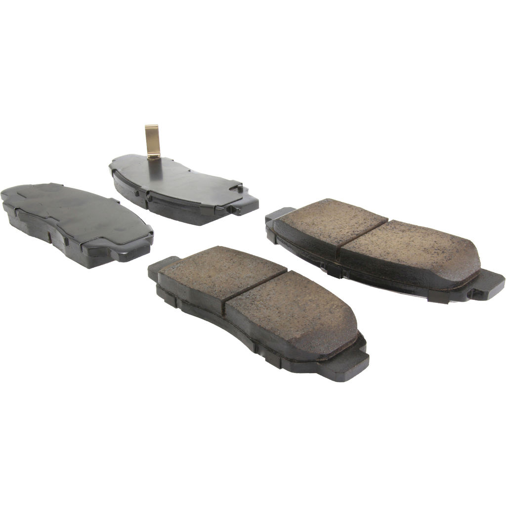 Premium Ceramic Disc Brake Pad, with Shims and Hardware, 2-Wheel Set